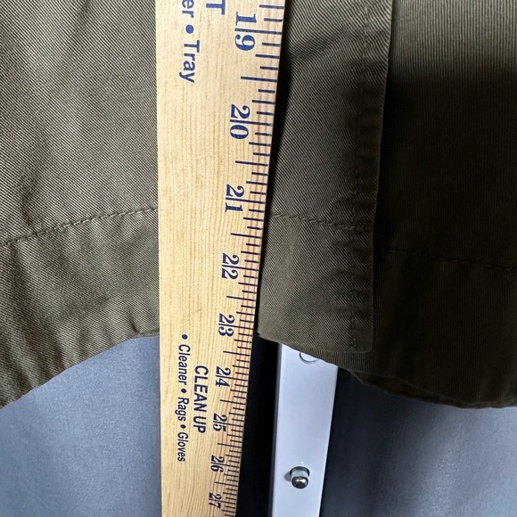 J. Crew Cropped Fatigue Jacket Olive Green Medium Peplum Casual No Belt - Picture 14 of 14